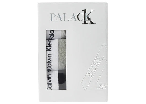 Palace CK1 Boxer Briefs (3 Pack) White/Light Grey Heather