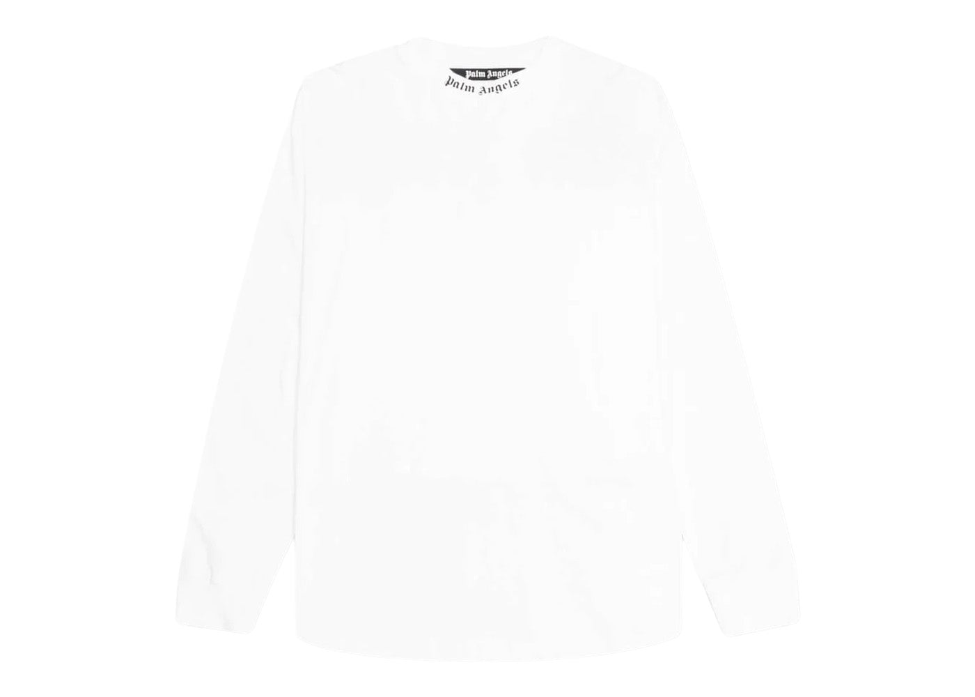 Palm Angels Doubled Logo Longsleeve T-Shirt White/Black/Fuschsia