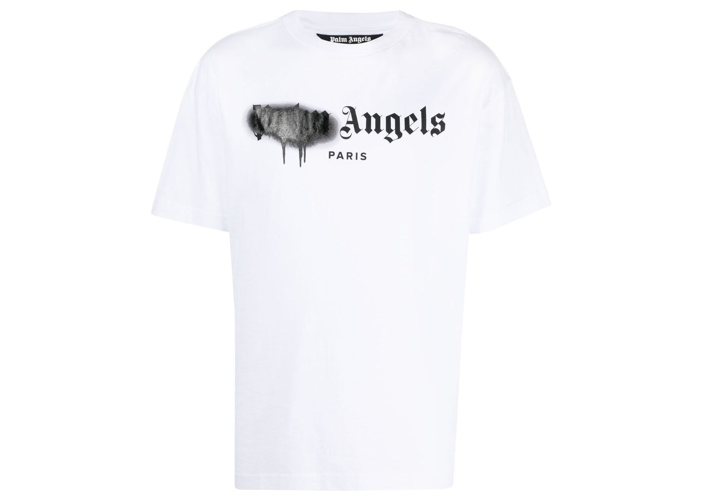 Palm Angels Paris Sprayed Logo T-shirt White