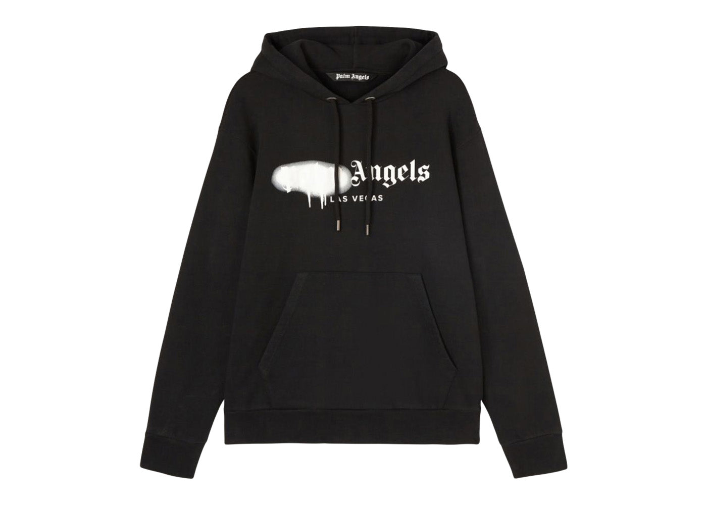 Palm Angels Las Vegas Sprayed Hoodie Black/White