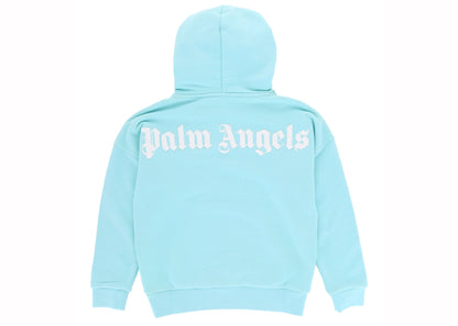 Palm Angels Logo Hoodie Blue