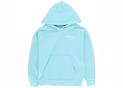 Palm Angels Logo Hoodie Blue