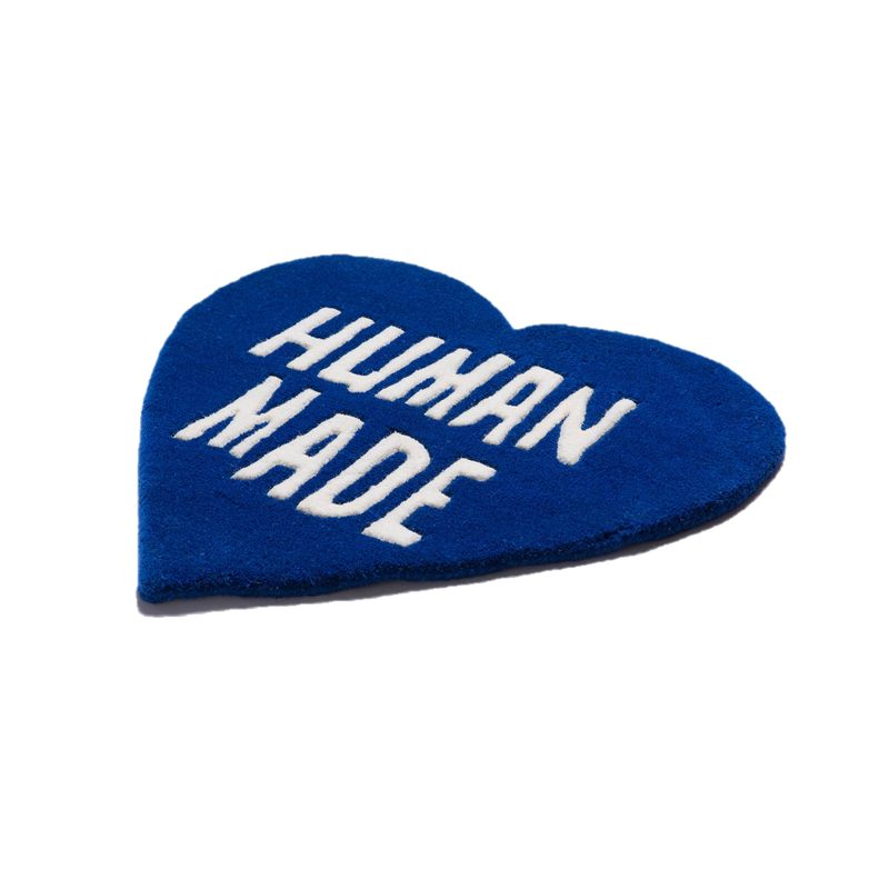 HUMAN MADE HEART RUG BLUE