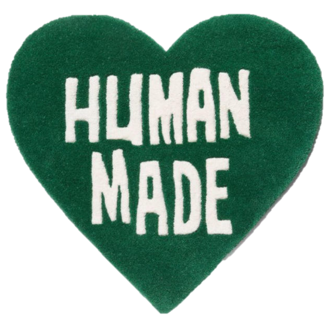 HUMAN MADE HEART RUG GREEN