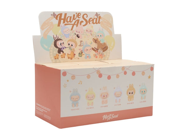 Pop Mart Labubu The Monsters Have a Seat Vinyl Plush Sealed Case (6 Blind Box)