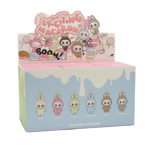 Pop Mart Labubu The Monsters Exciting Macaron Vinyl Face Sealed Case (6 Blind Boxes)