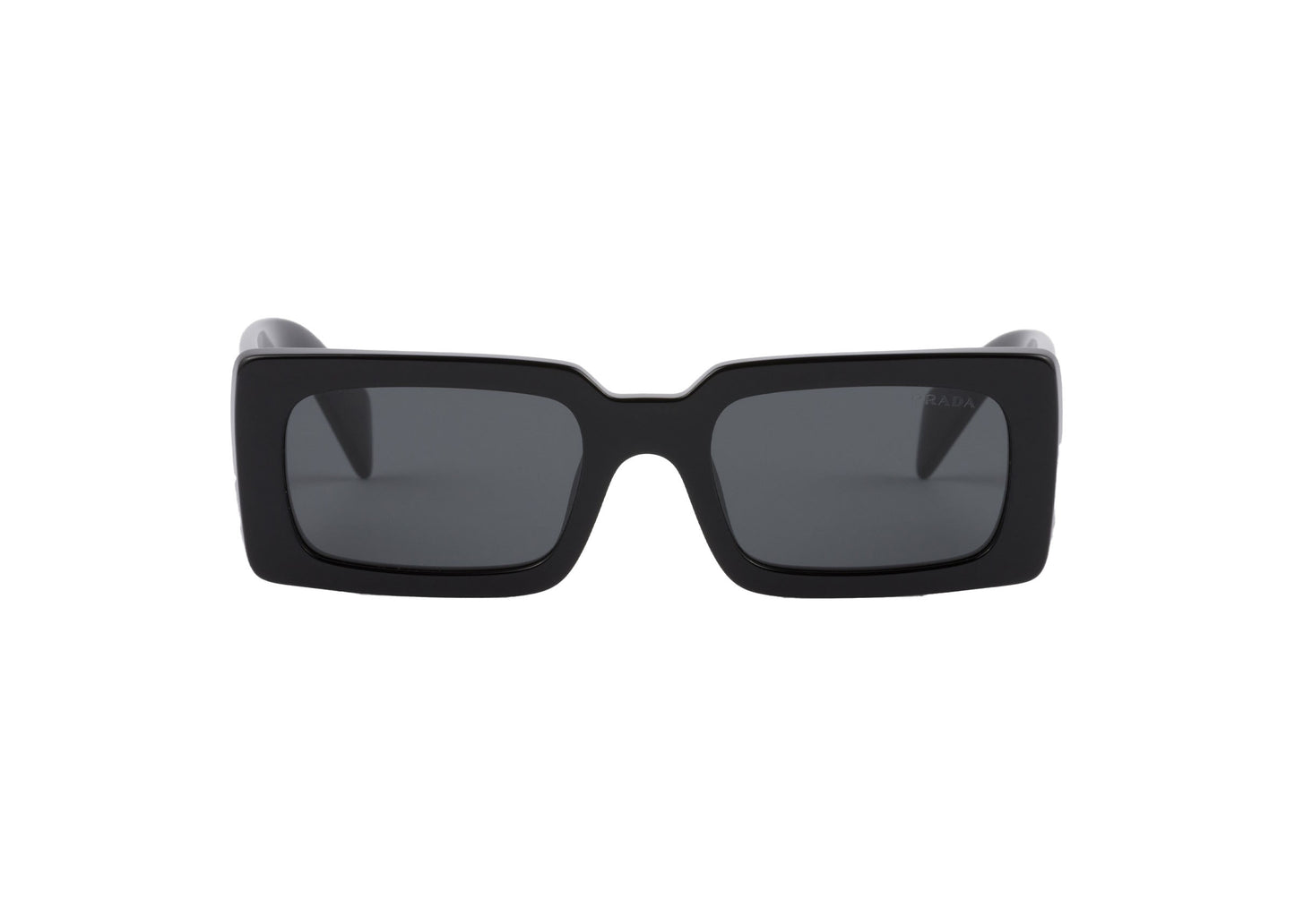 Prada Rectangle Sunglasses Black 