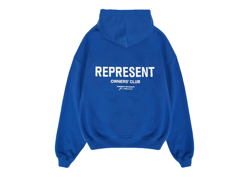 Represent Owner's Club Hoodie Cobalt Blue/White
