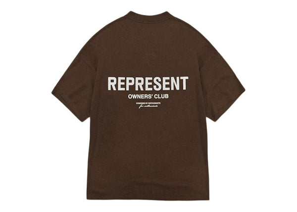 Represent Owner's Club T-Shirt Brown/White