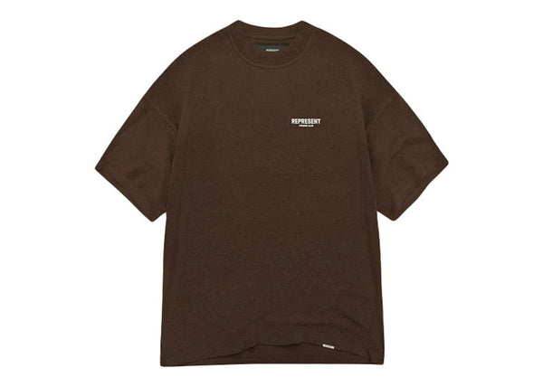 Represent Owner's Club T-Shirt Brown/White