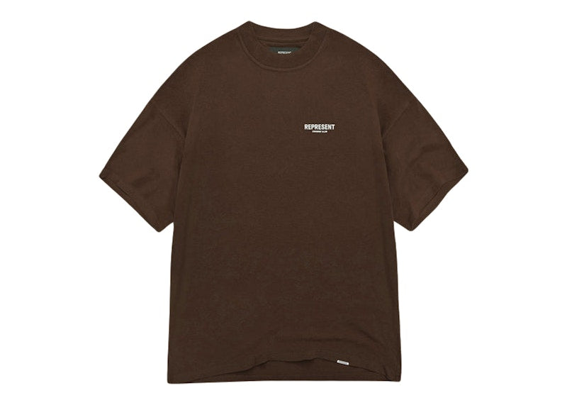 Represent Owner's Club T-Shirt Brown/White