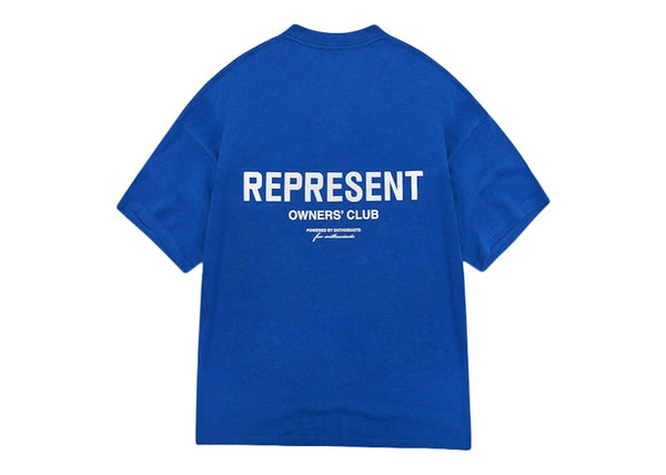 Represent Owner's Club T-Shirt Cobalt Blue/White