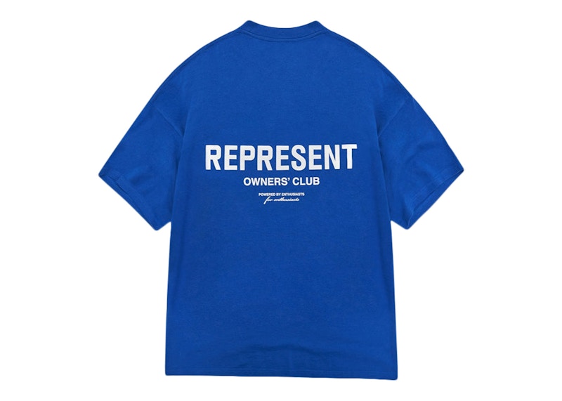 Represent Owner's Club T-Shirt Cobalt Blue/White