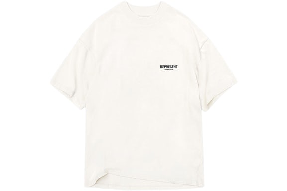 Represent Owner's Club T-Shirt Flat White/Black