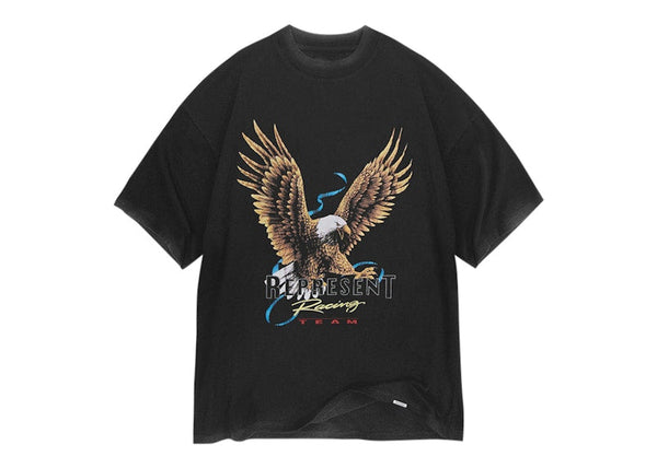 Represent Racing Team Eagle T-Shirt Vintage Black