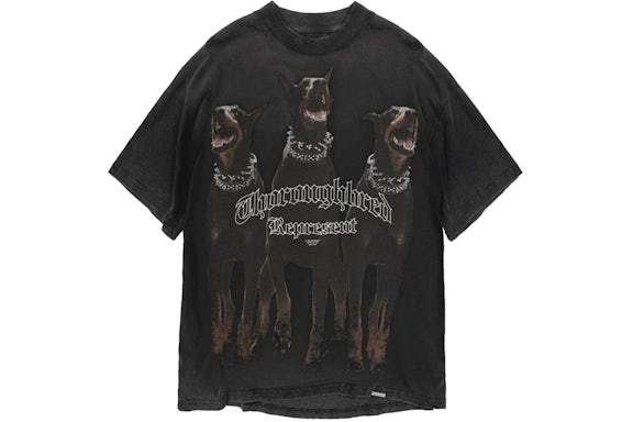 Represent Thoroughbred T-Shirt Vintage Black