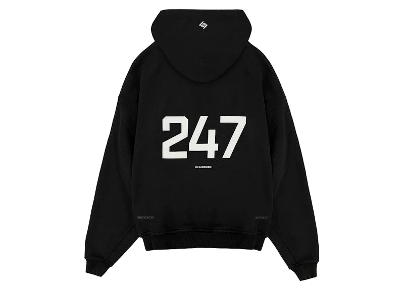 Represent x Marchon Team 247 Oversized Hoodie Black