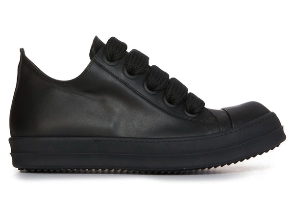 Rick Owens Lido Jumbo Laced Low Black