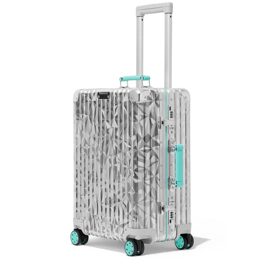 Rimowa x Tiffany & Co. Rock Cut Cabin Silver