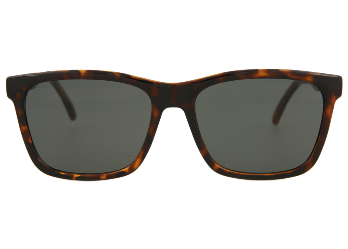 Saint Laurent Rectangle-Frame Injection Sunglasses Havana/Grey 