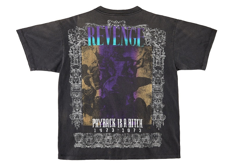 Saint Mxxxxxx x BerBerJin x GReeeeN Revenge Tee Vintage Black