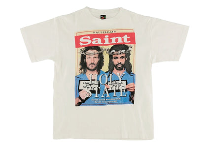 Saint Mxxxxxx x Denim Tears Holy State T-Shirt Vintage White