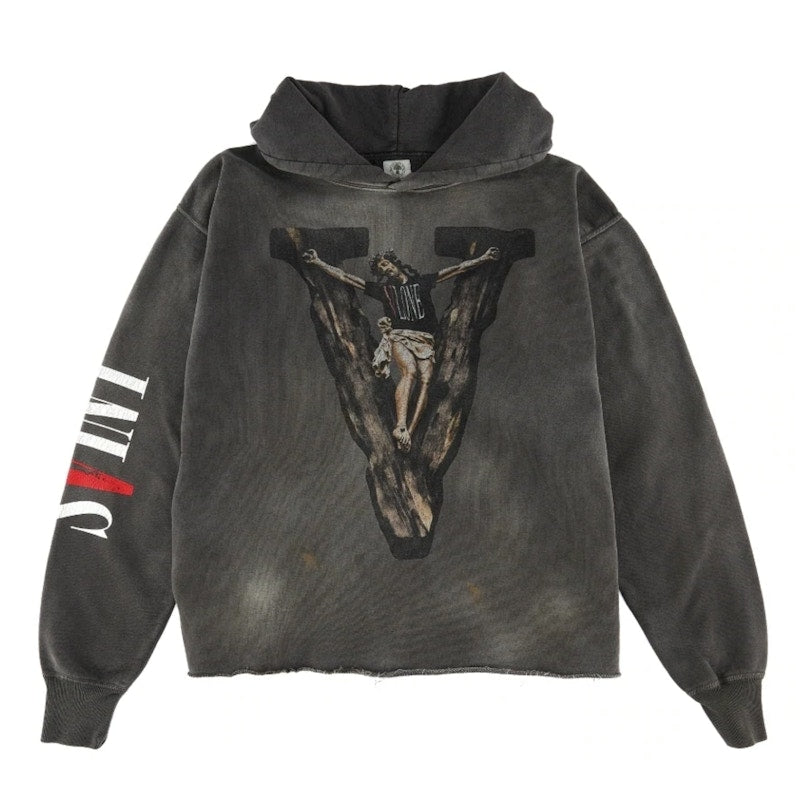 Saint Mxxxxxx x VLONE Hoodie Black