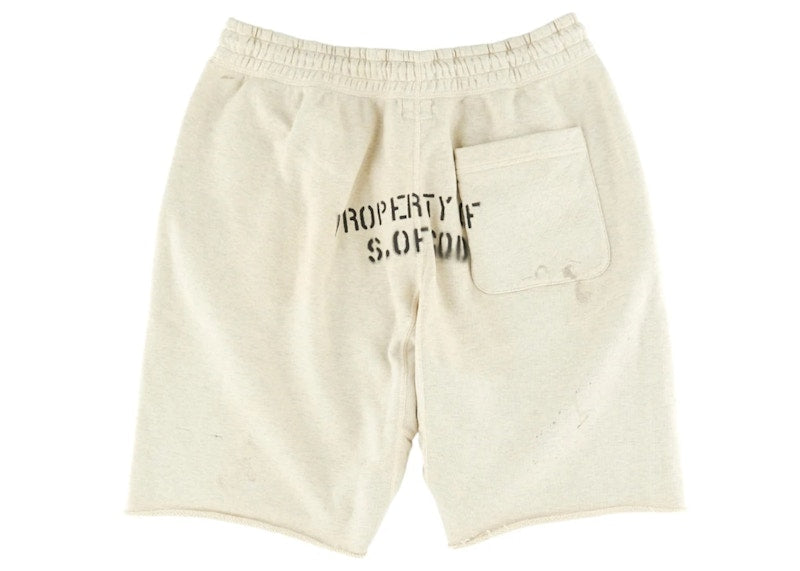 Saint Mxxxxxx x VLONE Sweat Shorts White