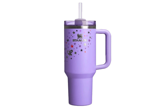 Stanley x Olivia Rodrigo Flowstate Quencher 40oz Tumbler Purple 