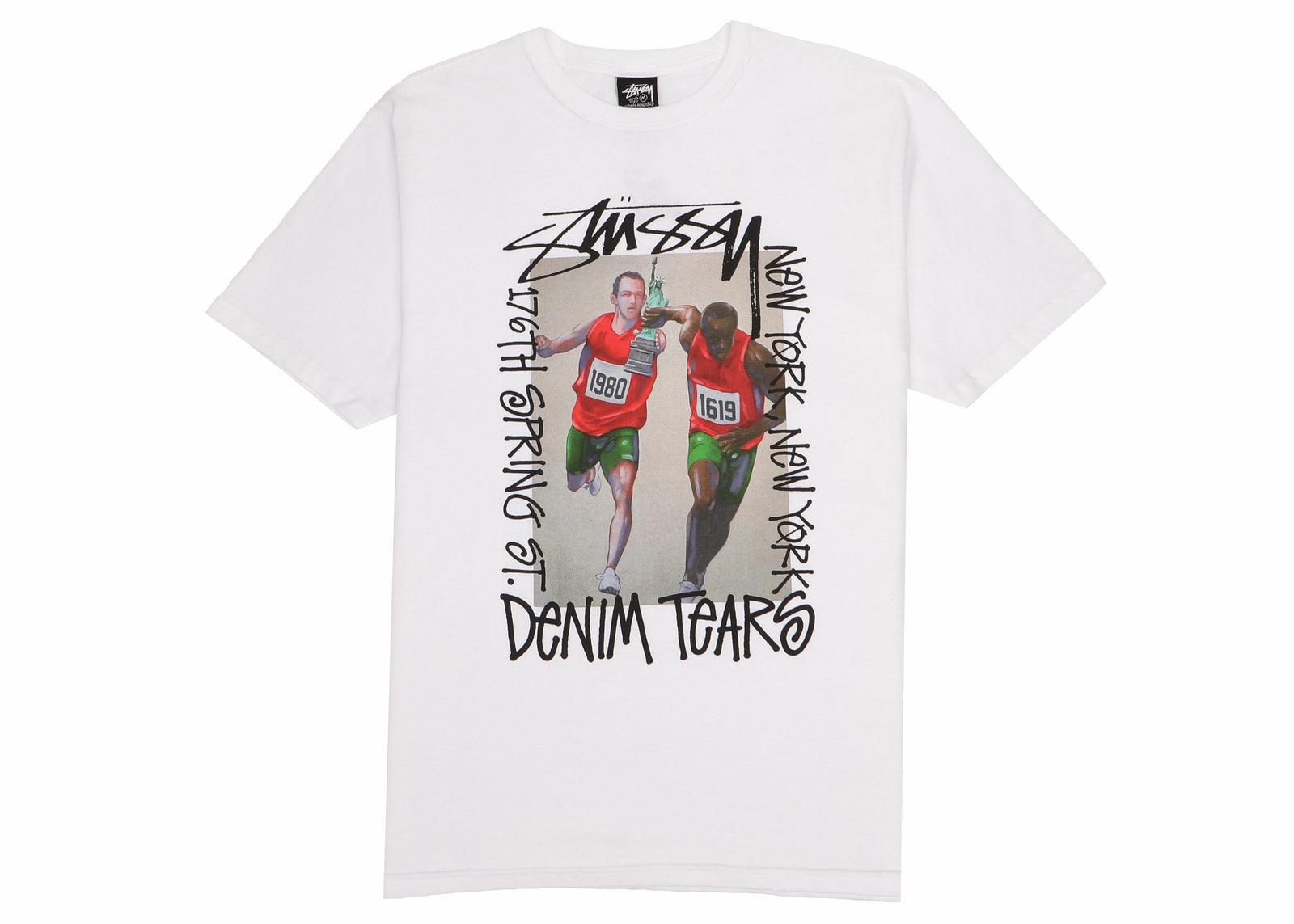 Stussy x Denim Tears Pass The Baton T-shirt White – Sneaker