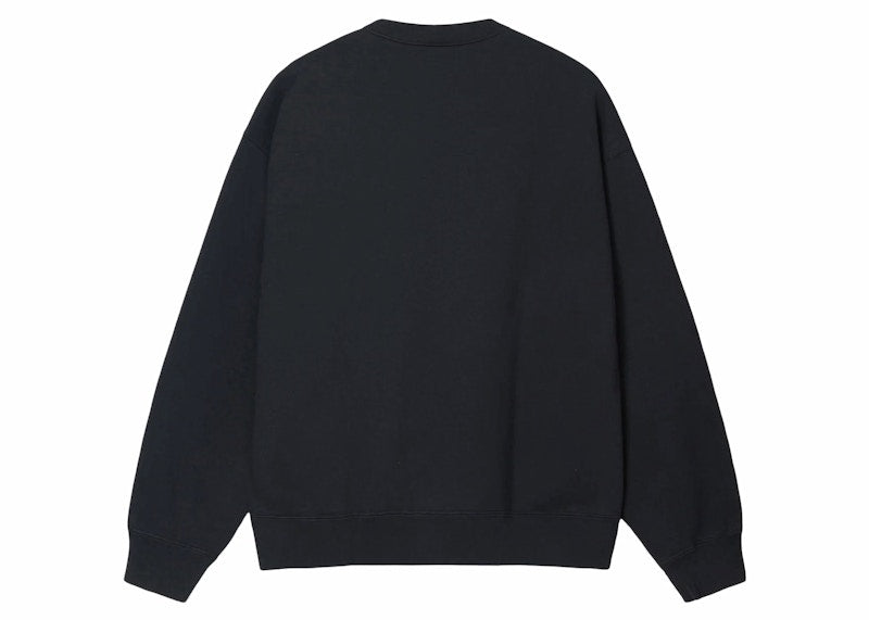 Stussy x Nike Stone Washed Fleece Crew Black