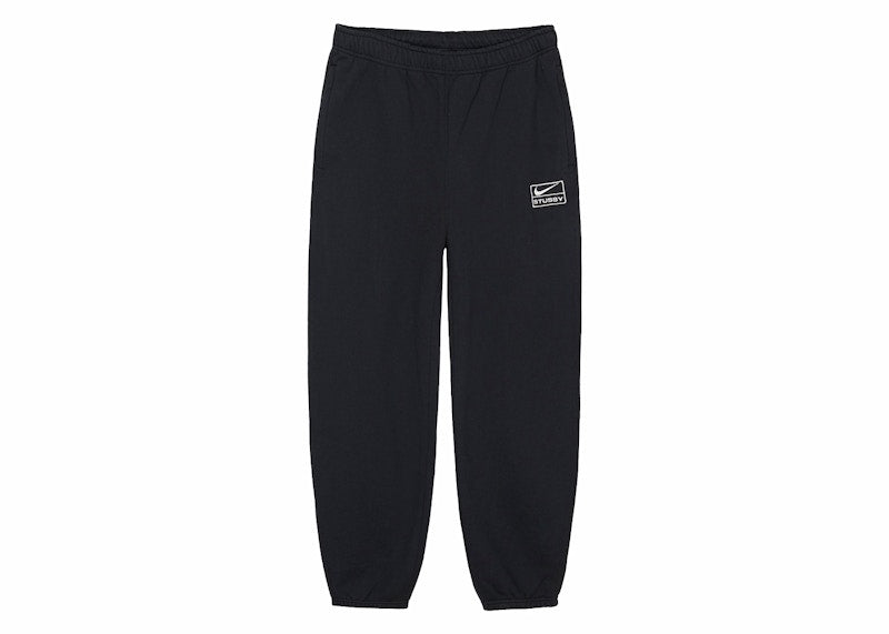Stussy x Nike Stone Washed Fleece Pant Black