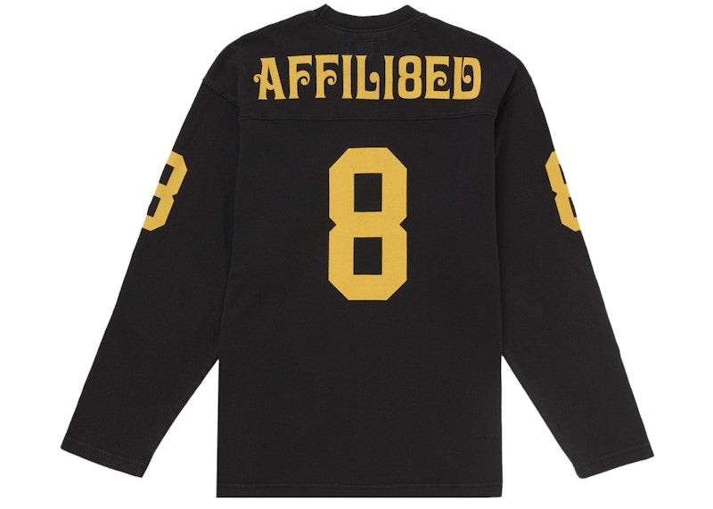 Supreme Affiliated L/S Football Top Black