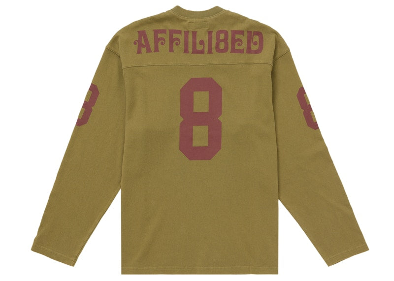 Supreme Affiliated L/S Football Top Light Olive