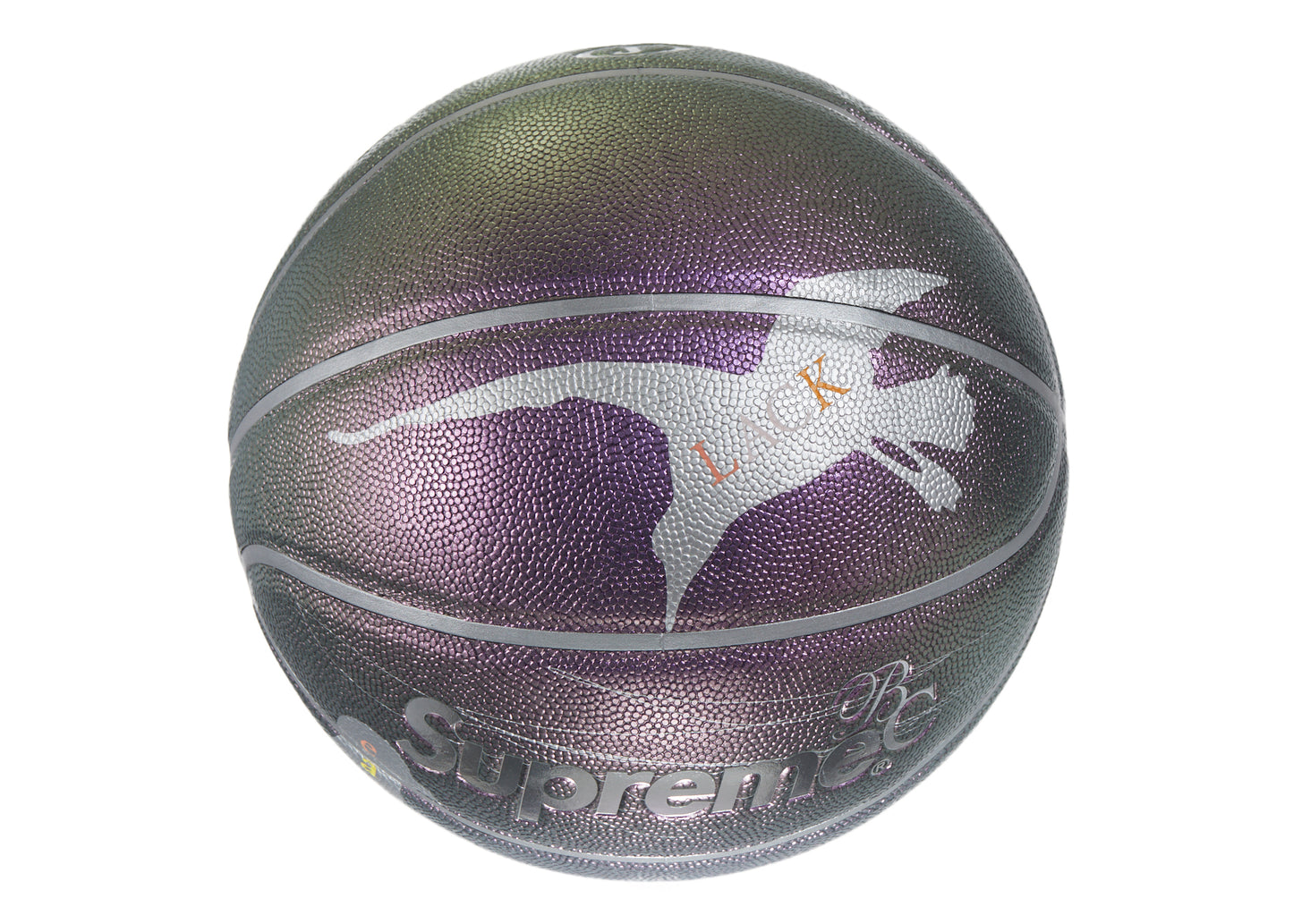 Supreme Bernadette Corporation Spalding Basketball Purple 