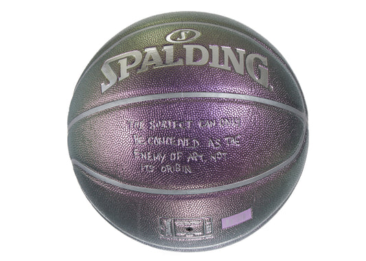 Supreme Bernadette Corporation Spalding Basketball Purple