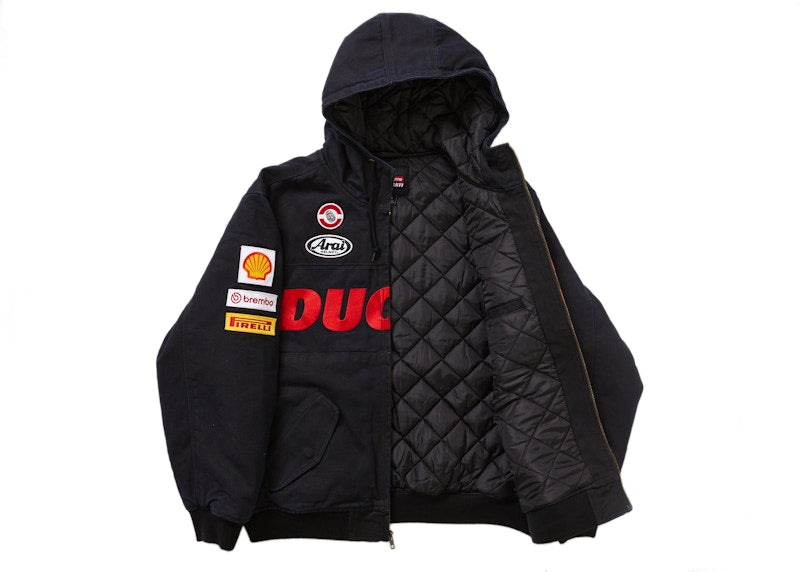 Supreme Ducati Hooded Work Jacket Black