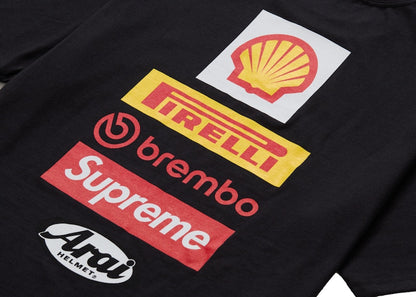 Supreme Ducati Logo Tee Black