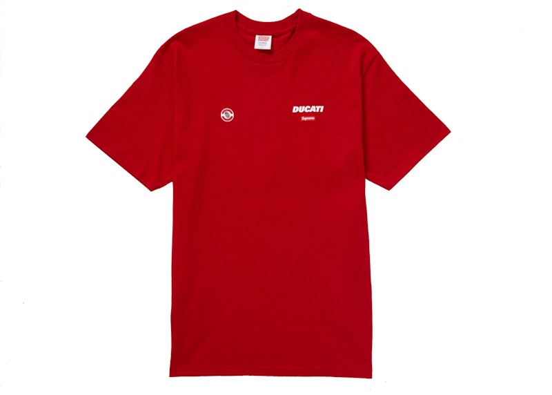 Supreme Ducati Logo Tee Red