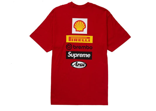 Supreme Ducati Logo Tee Red