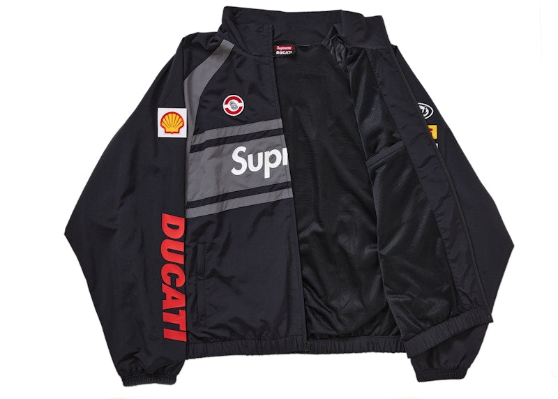 Supreme Ducati Track Jacket Black