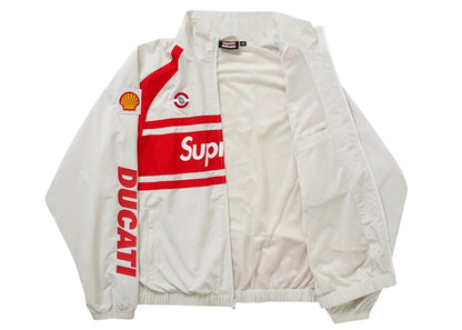 Supreme Ducati Track Jacket Light Grey