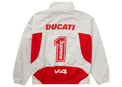 Supreme Ducati Track Jacket Light Grey