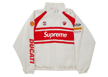 Supreme Ducati Track Jacket Light Grey