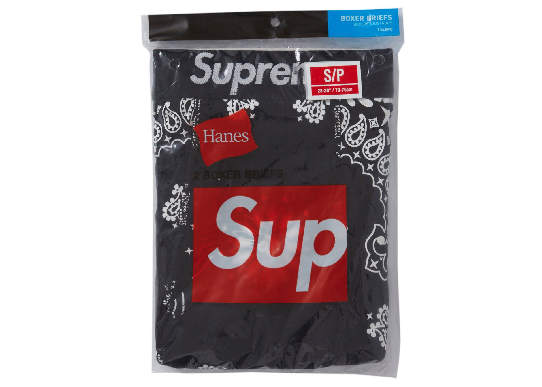 Supreme Hanes Bandana Boxer Briefs Black – Sneaker Store Co