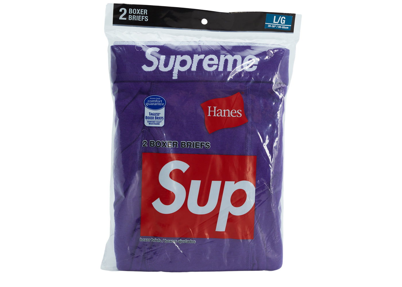 Supreme Hanes Boxer Briefs Purple