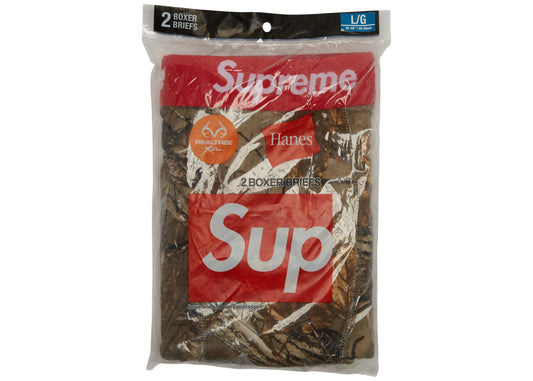 Supreme Hanes Realtree Boxer Briefs (2 Pack) Woodbine 