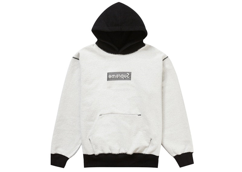 Supreme black on white box logo on sale