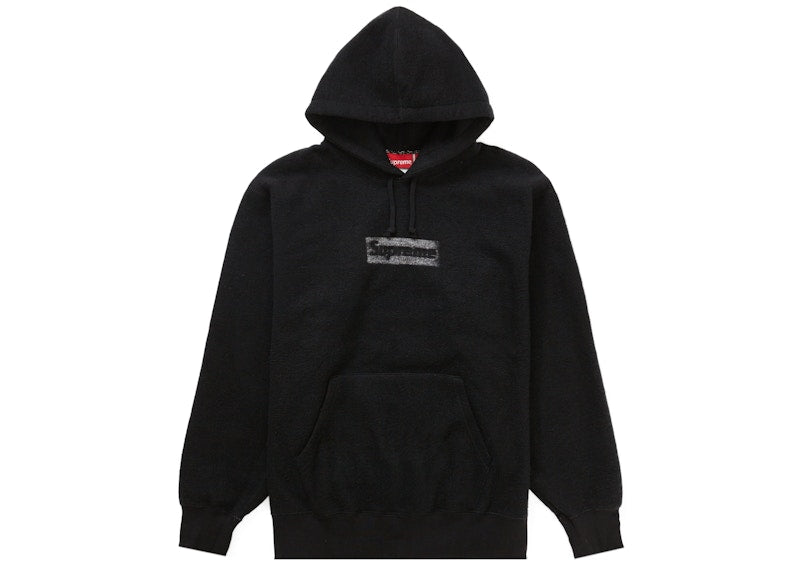 Supreme Inside Out Box Logo Hooded Sweatshirt Black