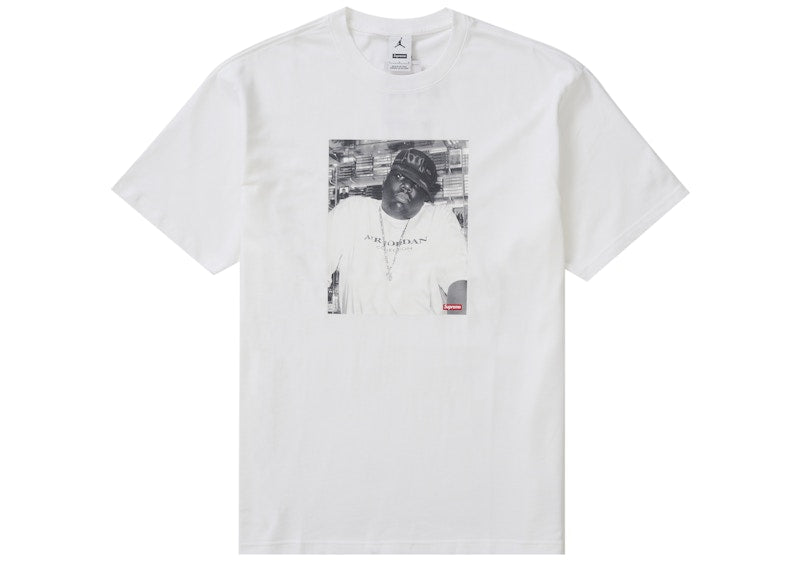 Supreme Jordan Biggie S/S Top White